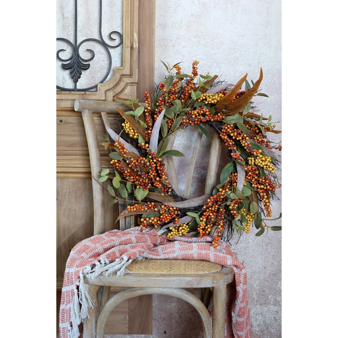 Dekorativní věnec Fleur Terracotta Ø 50 cm
