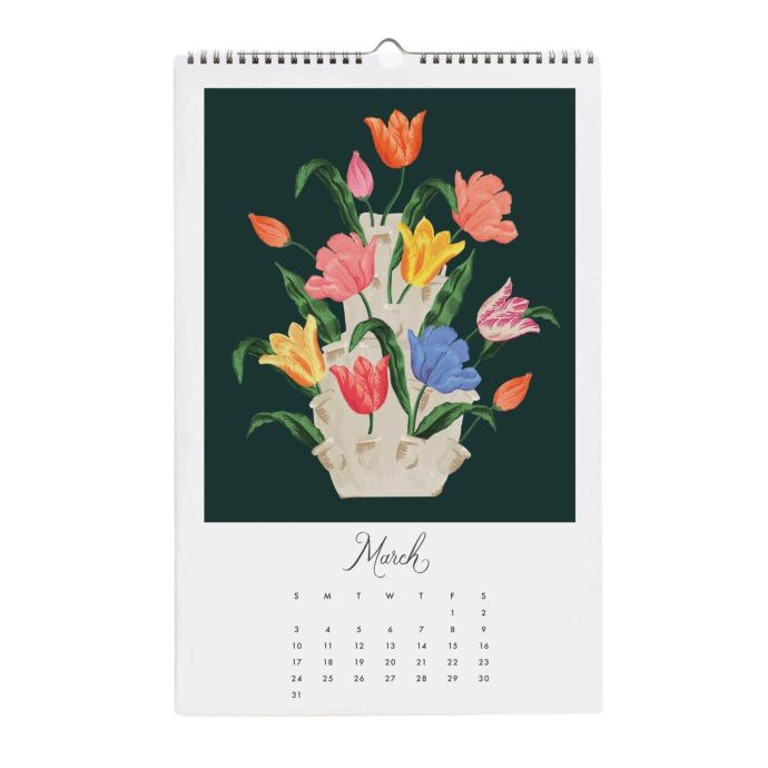 Nástěnný kalendář Flower Studies 2024