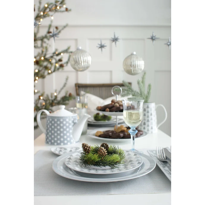 Porcelánový dezertní talíř Christmas Trees