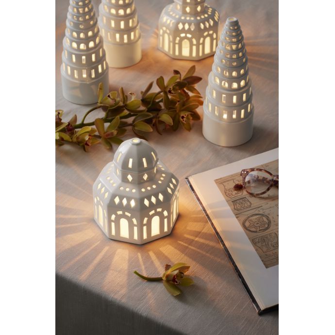 Lucerna domeček Urbania Glassalen 14,5 cm
