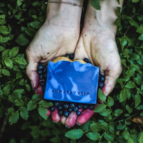 Přírodní mýdlo Blueberry Jam