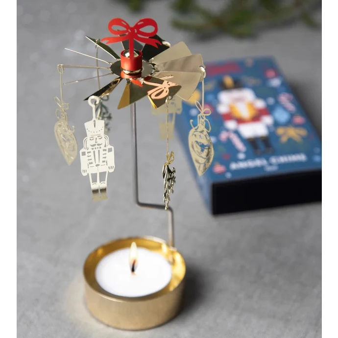 Rotující svícen Noël Gold