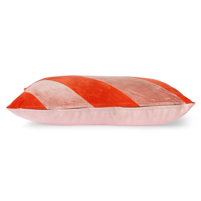 Bavlněný polštář Velvet Red/Pink 40x60cm