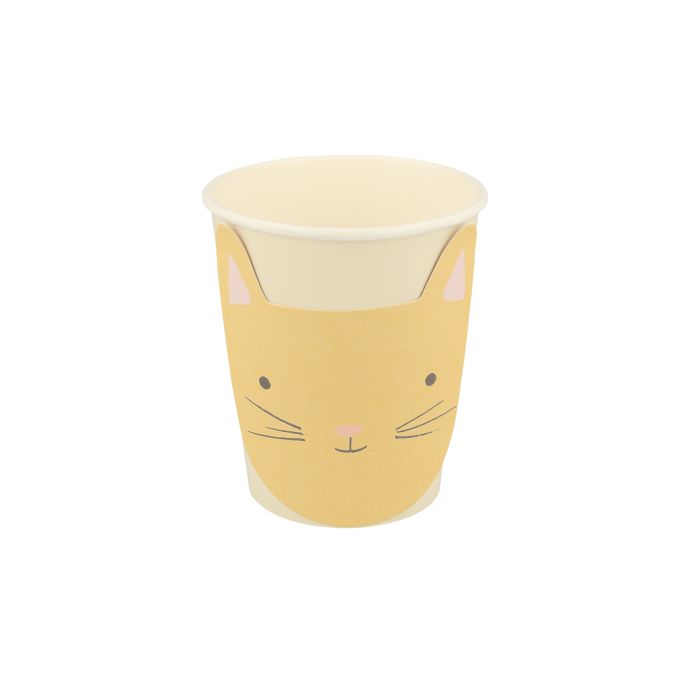 Papírové kelímky Cute Kitten 256 ml - 8 ks