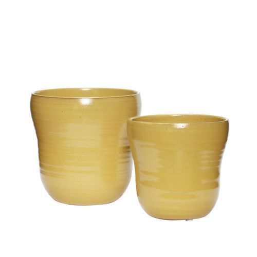 Keramický obal na květináč Yellow Ceramics