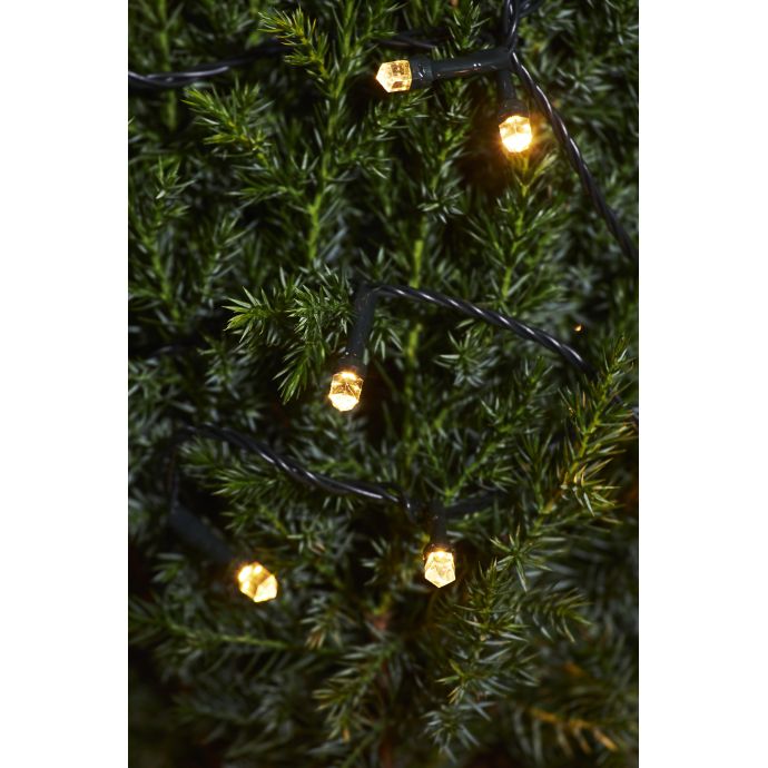 Venkovní světelný LED řetěz Diamond Star Light 7,5 m
