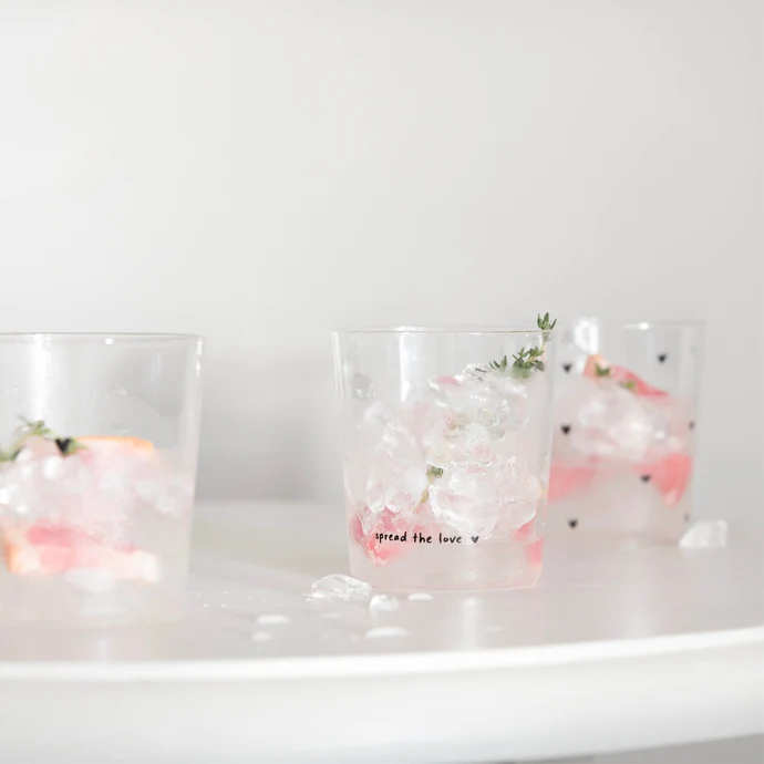 Sklenice Hearts All over 300 ml