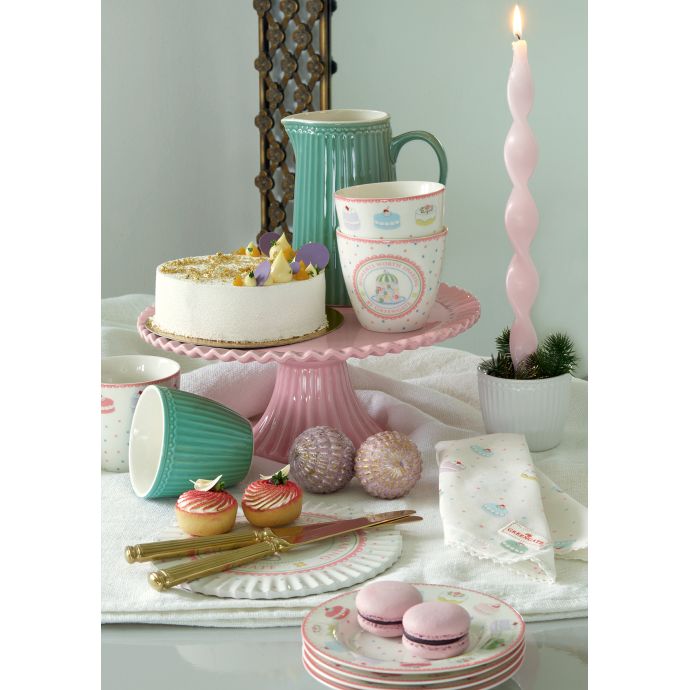 Vysoká svíčka Light Twisted Pink Large - Set 2 ks