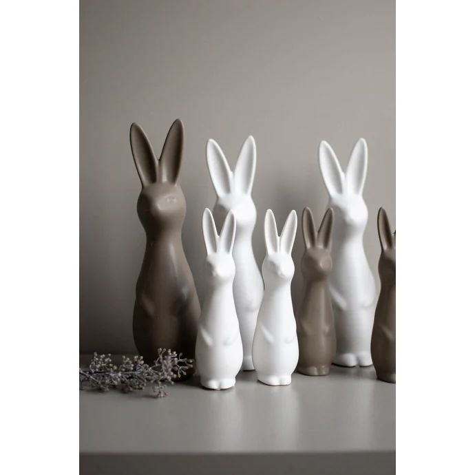 Velikonoční dekorace Swedish Rabbit White - large