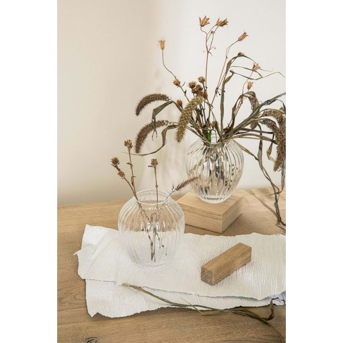 Skleněná váza Hammershøi Clear 18,5 cm