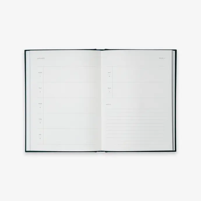 Týdenní diář + notes Navy 2024