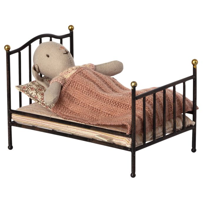 Postýlka pro zvířátka Maileg Anthracite