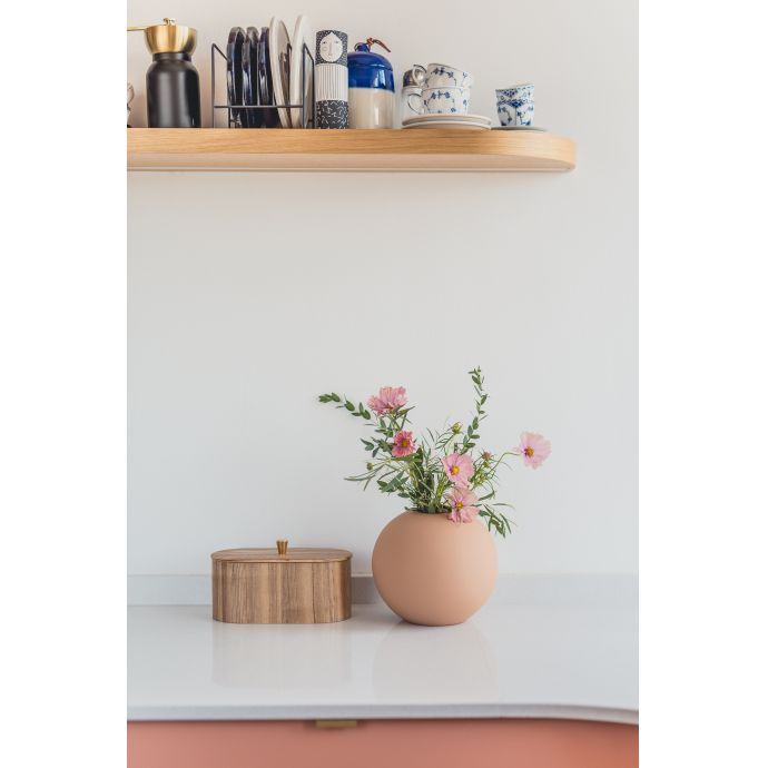 Kulatá váza Ball Cafe Au Lait 20 cm