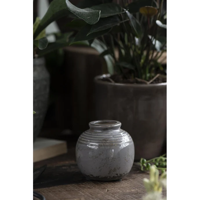 Keramická váza Grooves 7,5 cm