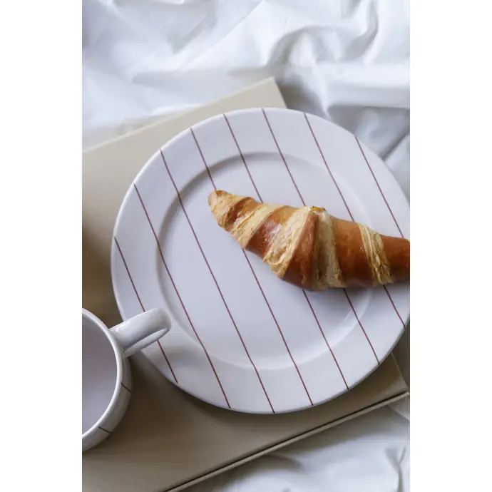 Porcelánový talíř Jumbo Pyjamas Red 23 cm