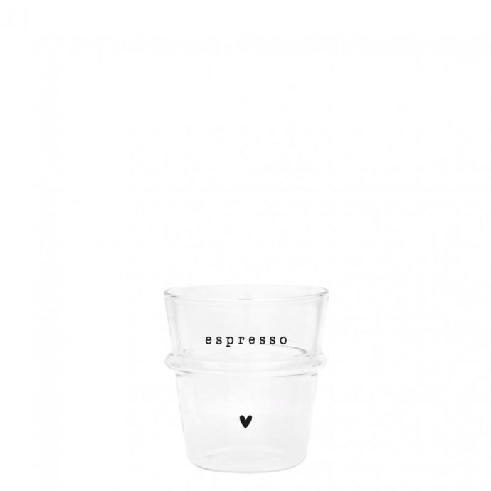 Skleněný šálek na espresso Love/Espresso 90 ml