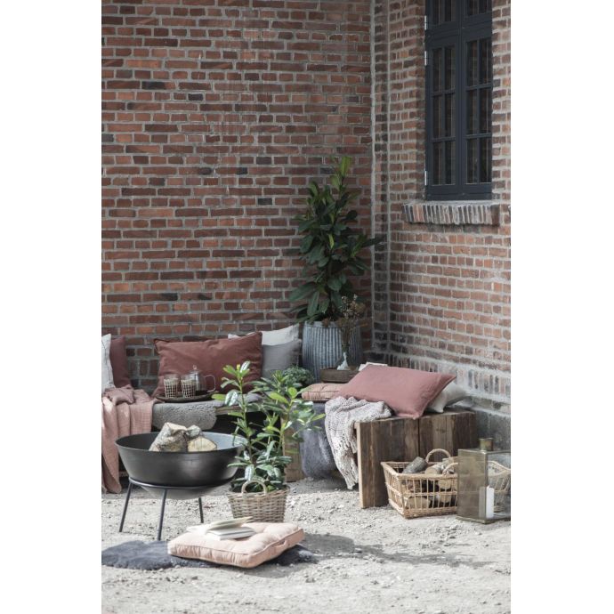 Bavlněný přehoz Cream/Brick Harlequin