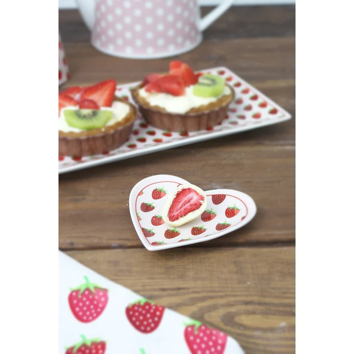 Porcelánový tác Strawberries