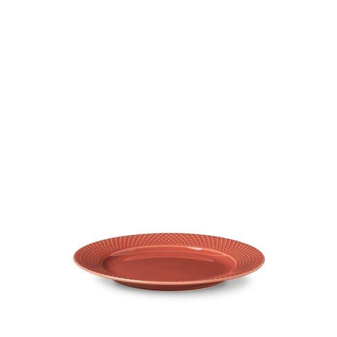 Porcelánový talíř Rhombe Terracotta 23 cm