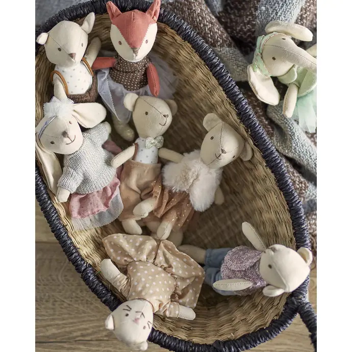 Textilní hračky Animals – set 6 ks
