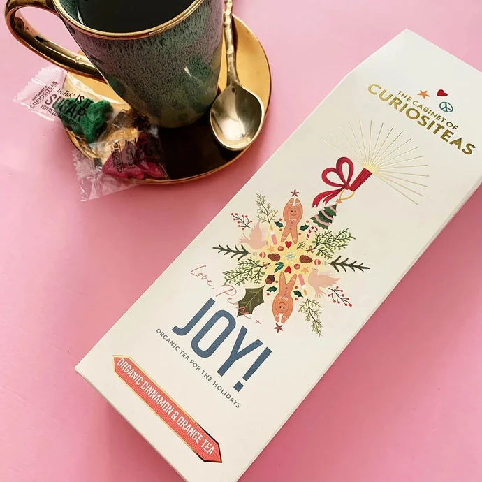 Vánoční zelený čaj Joy Infusion Organic 70 g + sítko