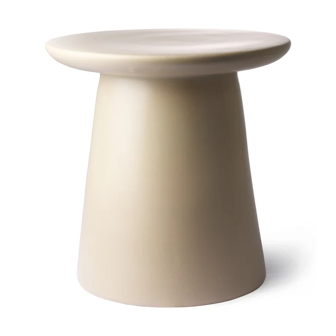 Kameninový stolek Side Table Cream