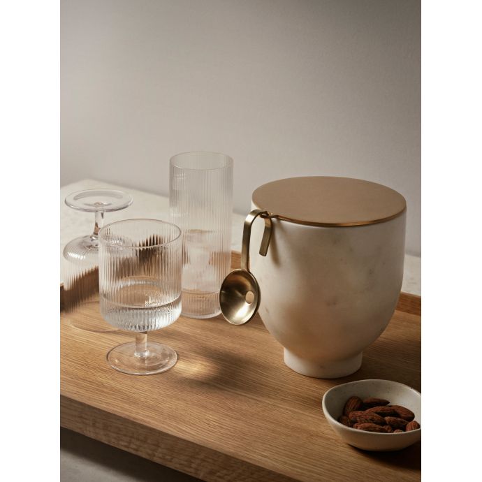 Sklenice na víno Ripple Clear - set 2 ks