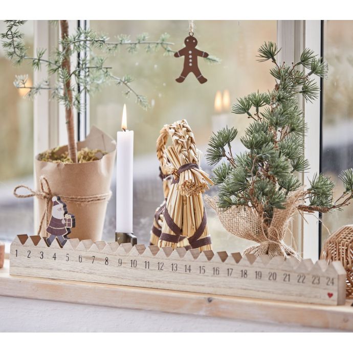 Adventní kalendář Walking Santa Claus 50 cm