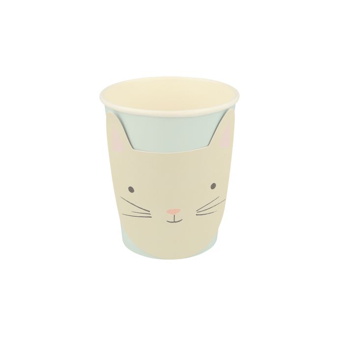 Papírové kelímky Cute Kitten 256 ml - 8 ks