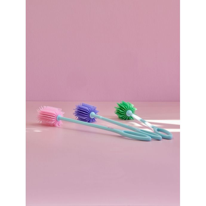 Silikonový kartáč na lahve Multi Colors