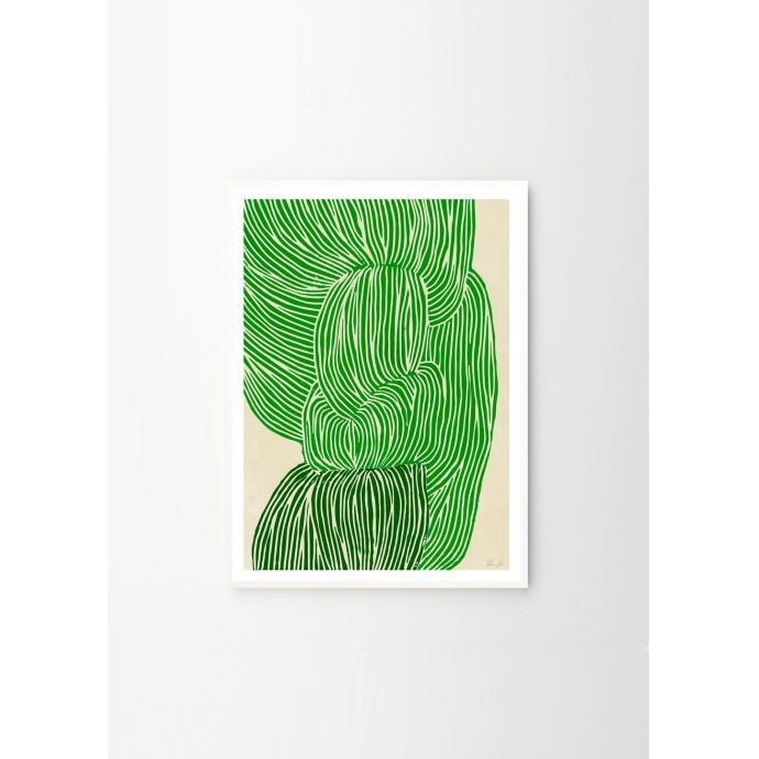 Autorský mini plakát Green Ocean by Rebecca Hein A5