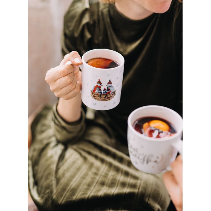 Porcelánový hrnek Bude zima bude mráz