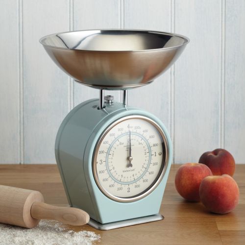 Mechanická kuchyňská váha Vintage blue - 4 kg