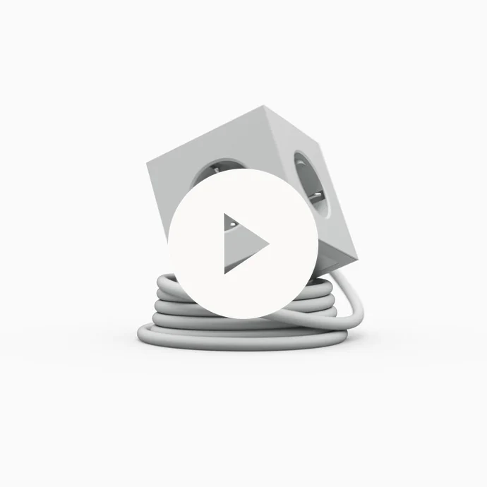 Magnetická dobíjecí kostka Square 1 / USB-C Goltand Grey