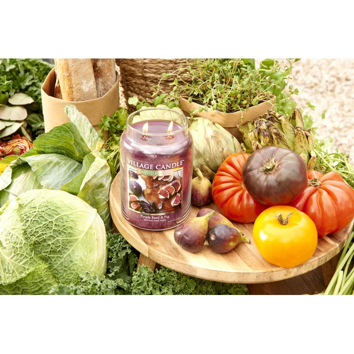 Svíčka Village Candle - Purple Bazil & Fig 602g