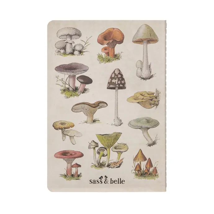 Notes Vintage Mushrooms A5