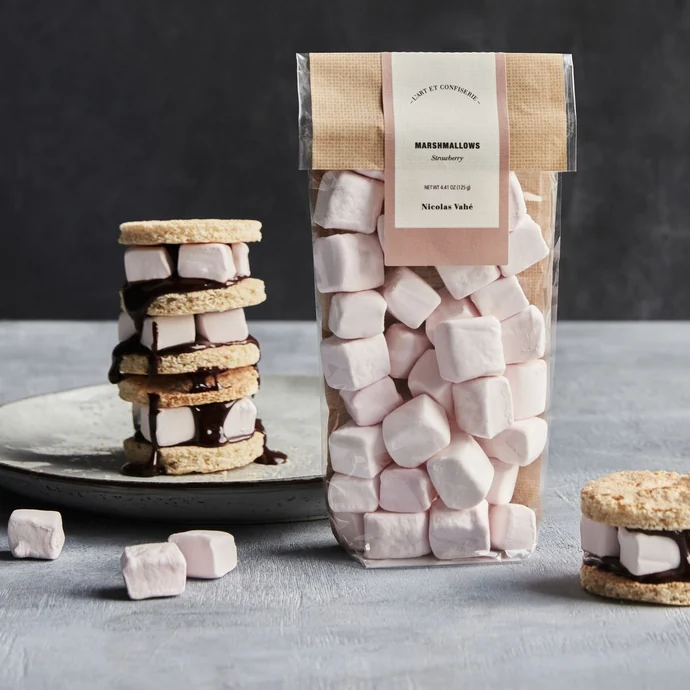 Pěnové bonbony Marshmallows Strawberry 125 g