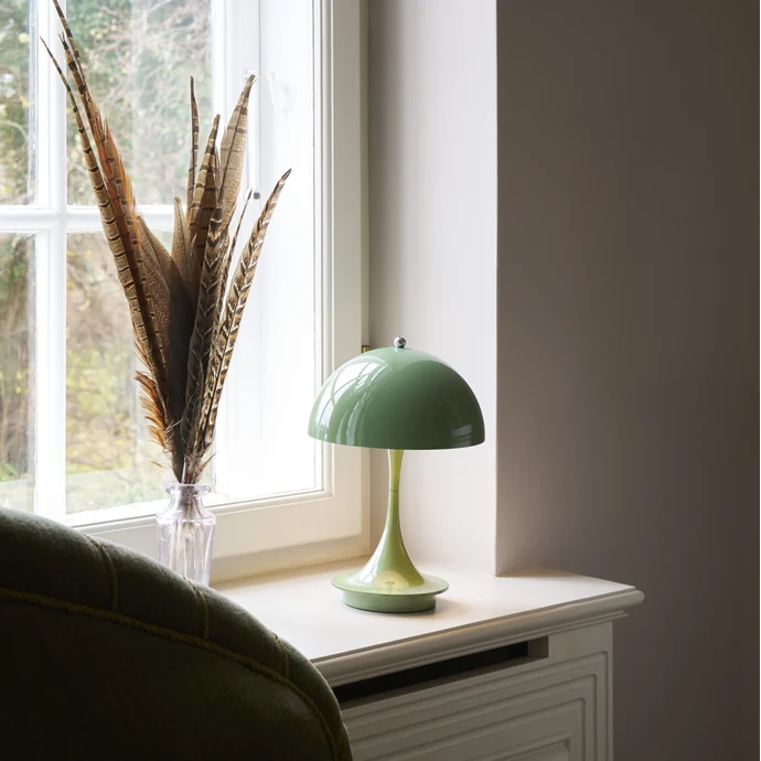 Přenosná lampa Panthella 160 V3 Opaque Moss Green