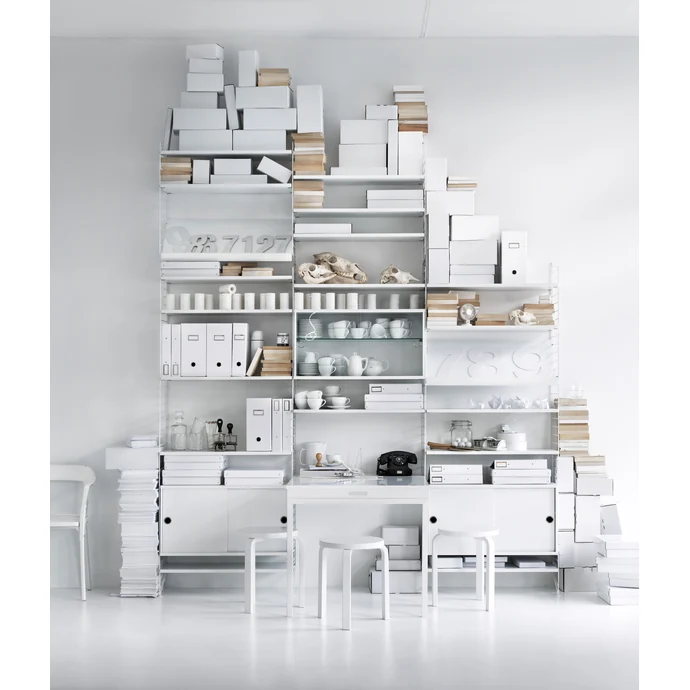 Policový systém Living room A White / White