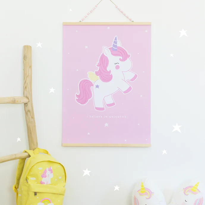 Dětský plakát Baby Unicorn 50x70 cm