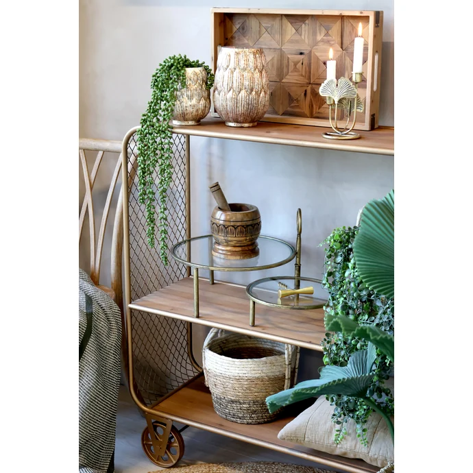 Dřevěný podnos nature Recycled Wood