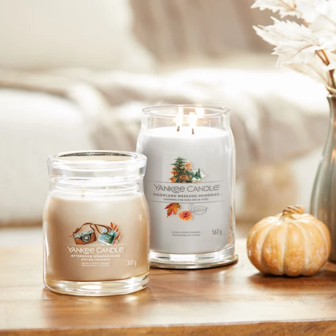 Svíčka Yankee Candle 567 g – Woodland weekend memories