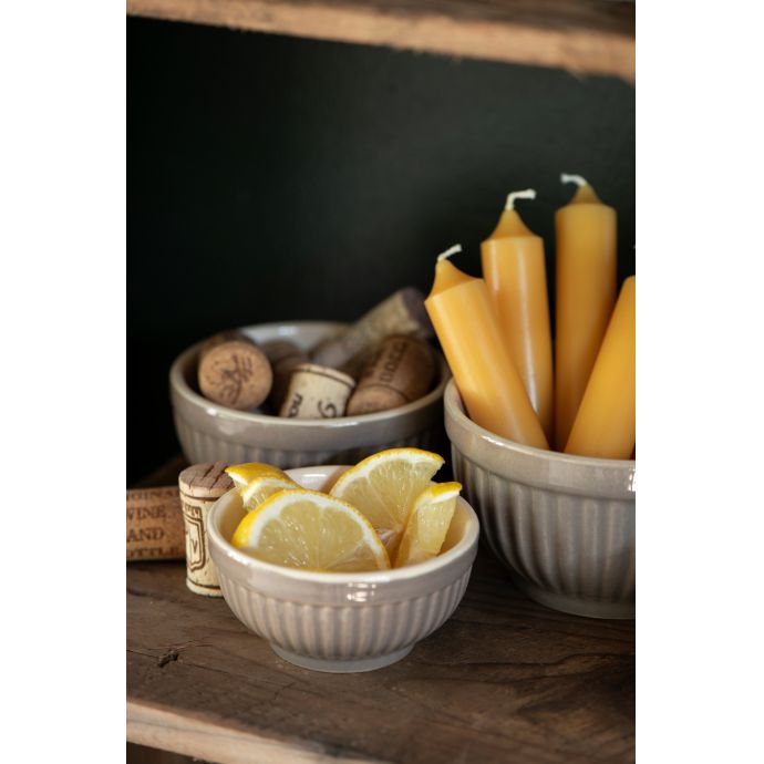Svíčka Mustard - set 6 ks