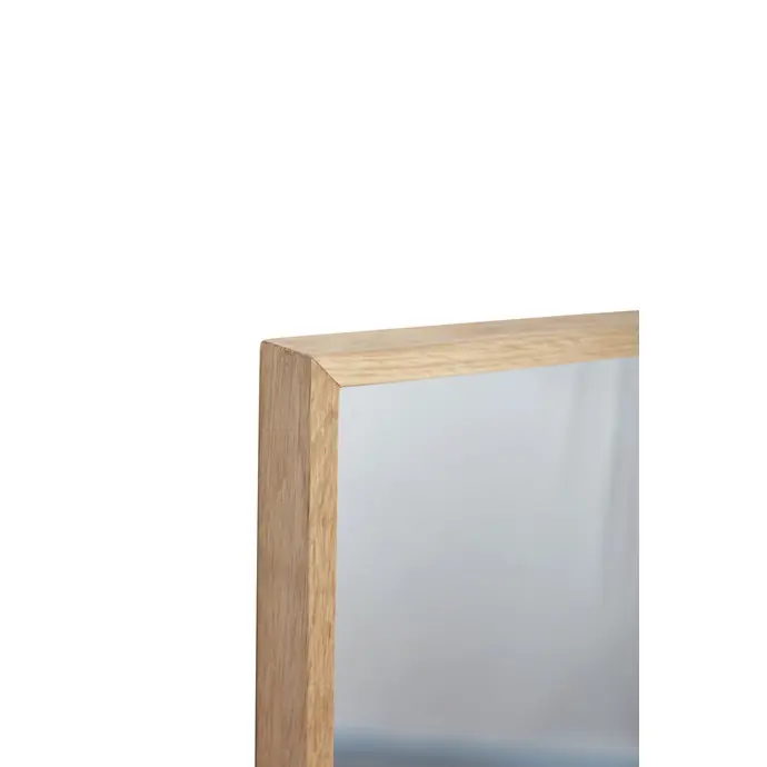 Nástěnné zrcadlo v dřevěném rámu Nature