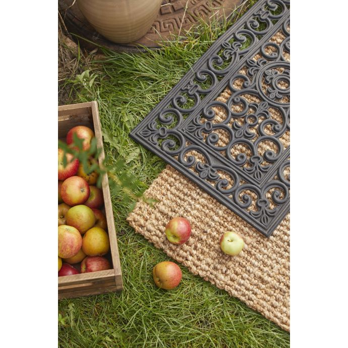 Jutová rohožka Rubber Natural 120x60cm