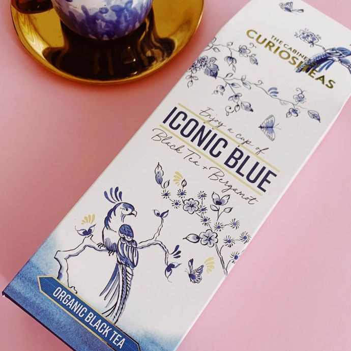 Organický černý čaj s bergamotem Iconic Blue 80g
