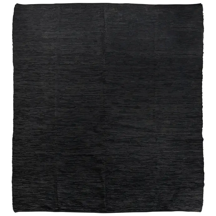 Kožený koberec Black 250x300 cm