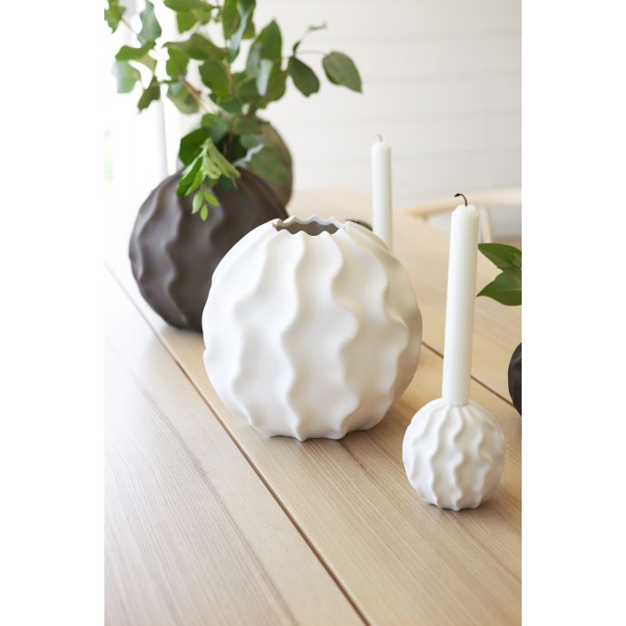 Keramická váza MALMBÄCK White 22 cm