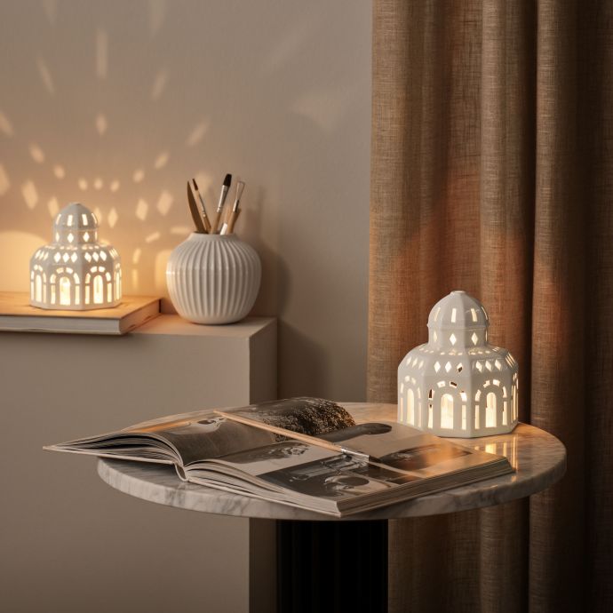 Lucerna domeček Urbania Glassalen 14,5 cm