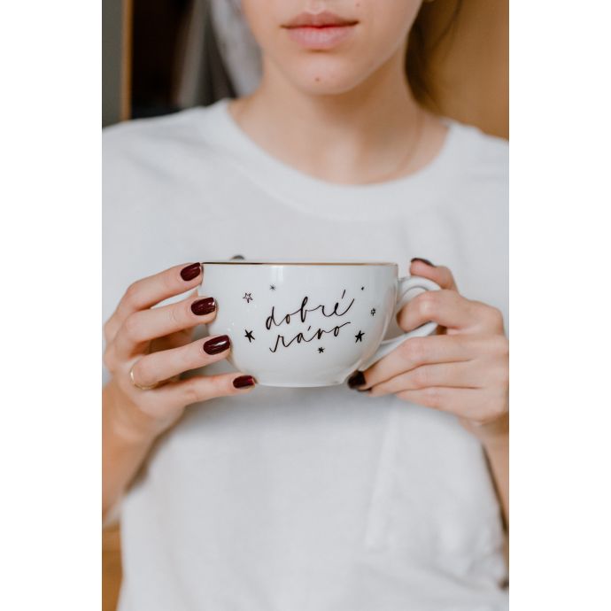 Porcelánový hrnek Dobré ráno - 300 ml